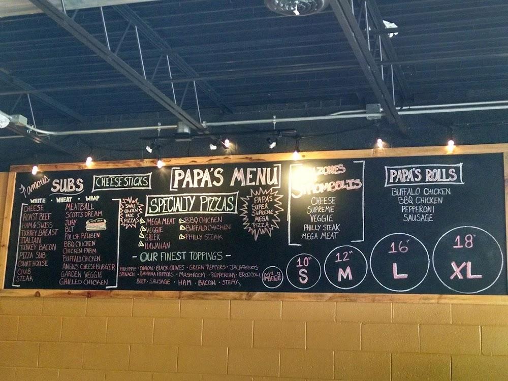 Papa's Pizzeria & Subs Menu image 4